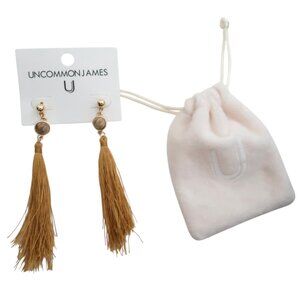 UNCOMMON JAMES Strawberry Fields Tassel earrings NWT